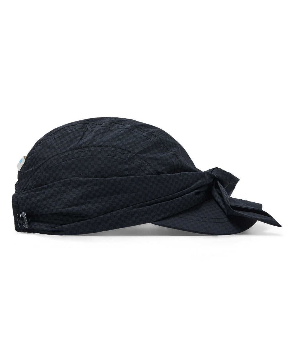 Rockfish Weatherwear KNOT CAP Black Check side profile