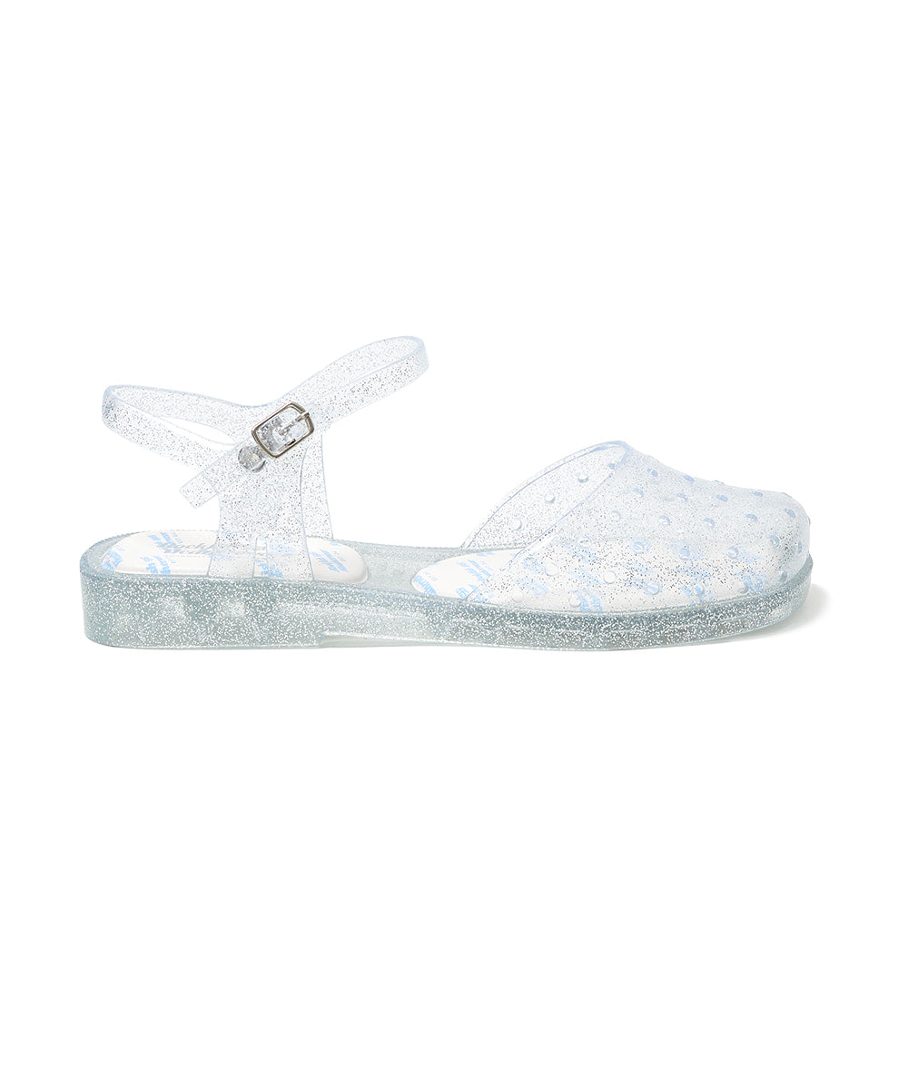 Rockfish Weatherwear Glair Slingback Sandals Glitter Silver