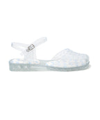 Rockfish Weatherwear Glair Slingback Sandals Glitter Silver