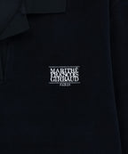 Marithé François Girbaud - Classic Logo Collared Velour Sweatshirt