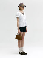MARGESHERWOOD Soft Tote Mini Bag in Chestnut Nubuck leather