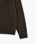 Marithé François Girbaud - Classic Logo Collared Velour Sweatshirt