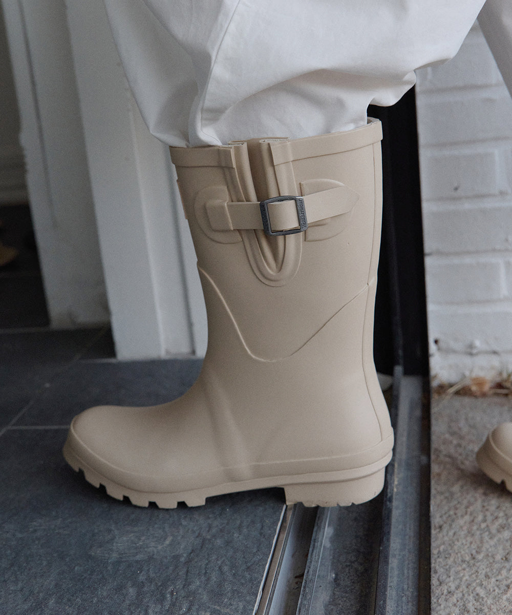 Rockfish Weatherwear ORIGINAL RAIN BOOTS SHORT Beige detail 4