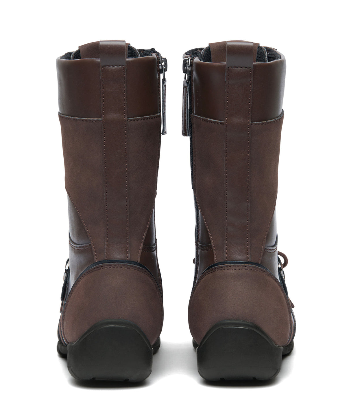 Rockfish Weatherwear Aster High Top Sneakers Dark Brown back view