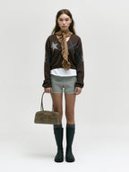 MARGESHERWOOD Soft Boston Ew Baguette Bag - Etoffe Leather