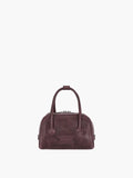 MARGESHERWOOD Soft Tote Mini Bag in Wine Pull-up leather