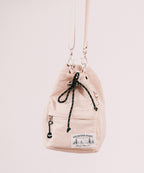Rockfish Weatherwear Nylon Drawstring Mini Bag Pink Beige view 4