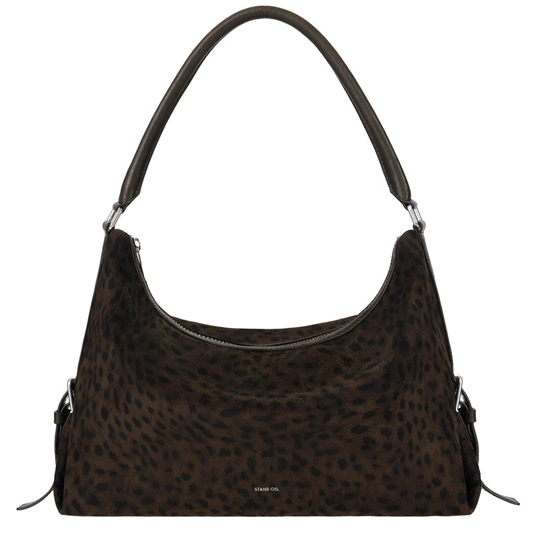 STAND OIL Mushy Bag - Leopard Marron (Limited Edition)