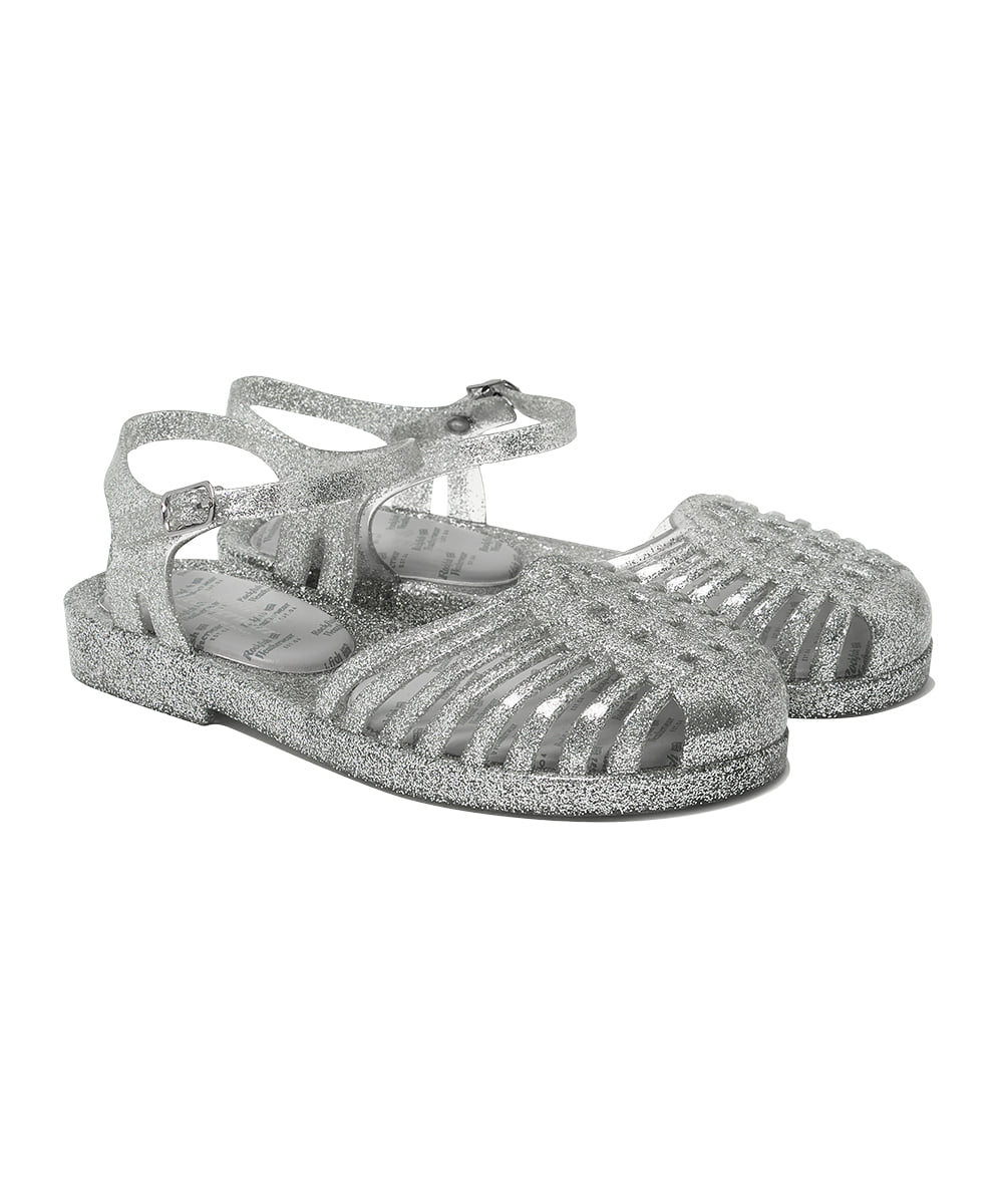 Rockfish Weatherwear GLAIR STRAPPY SANDALS(GLITTER) Glitter Silver pair