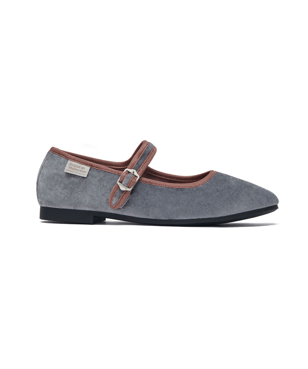 Rockfish Weatherwear Bella Quilted Maryjanes Combi Grey view 7