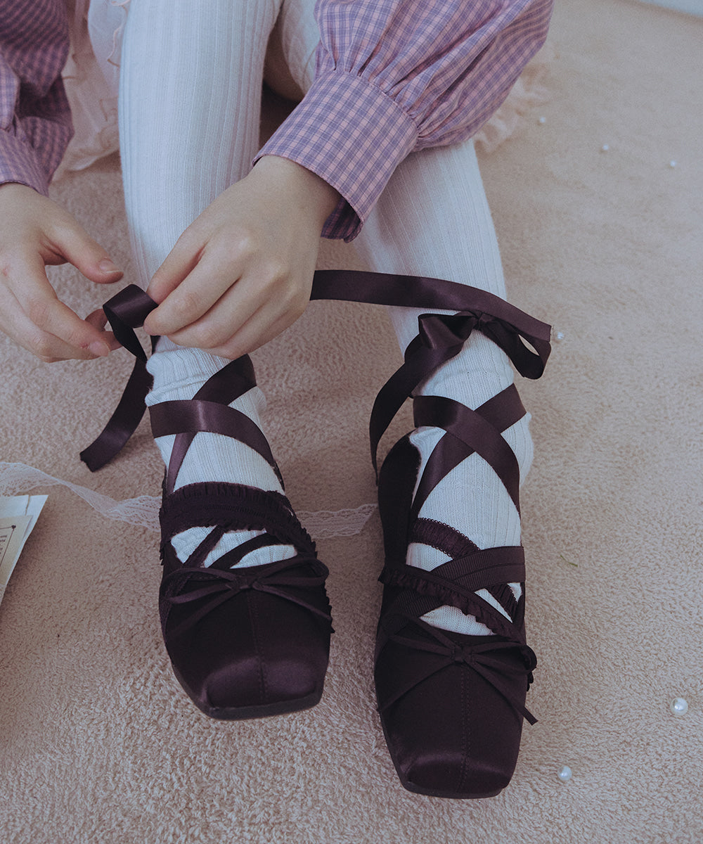 Rockfish Weatherwear Banding Ballet Flats - Brown view 3