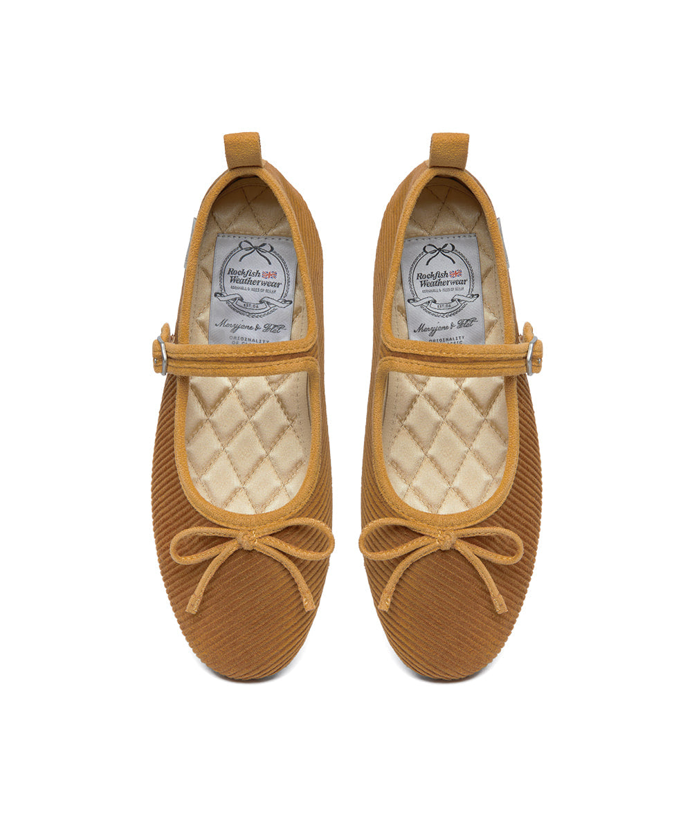 Rockfish Weatherwear Bella Maryjanes Corduroy Camel view 6