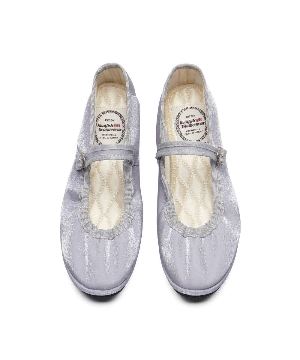 Rockfish Weatherwear Wisley Scrunch Maryjanes Blue top view