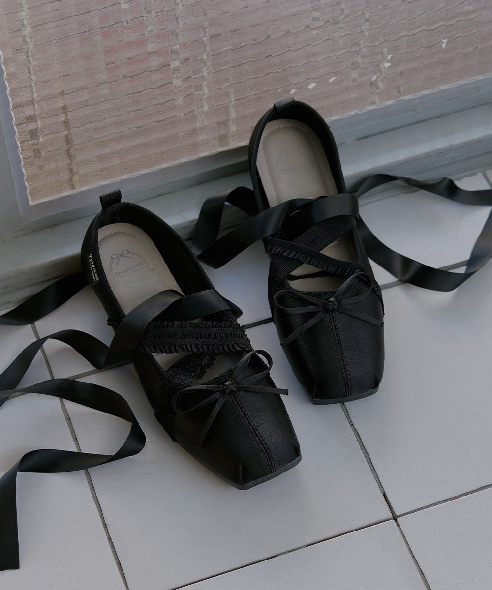 Rockfish Weatherwear Banding Ballet Flats - Black view 2