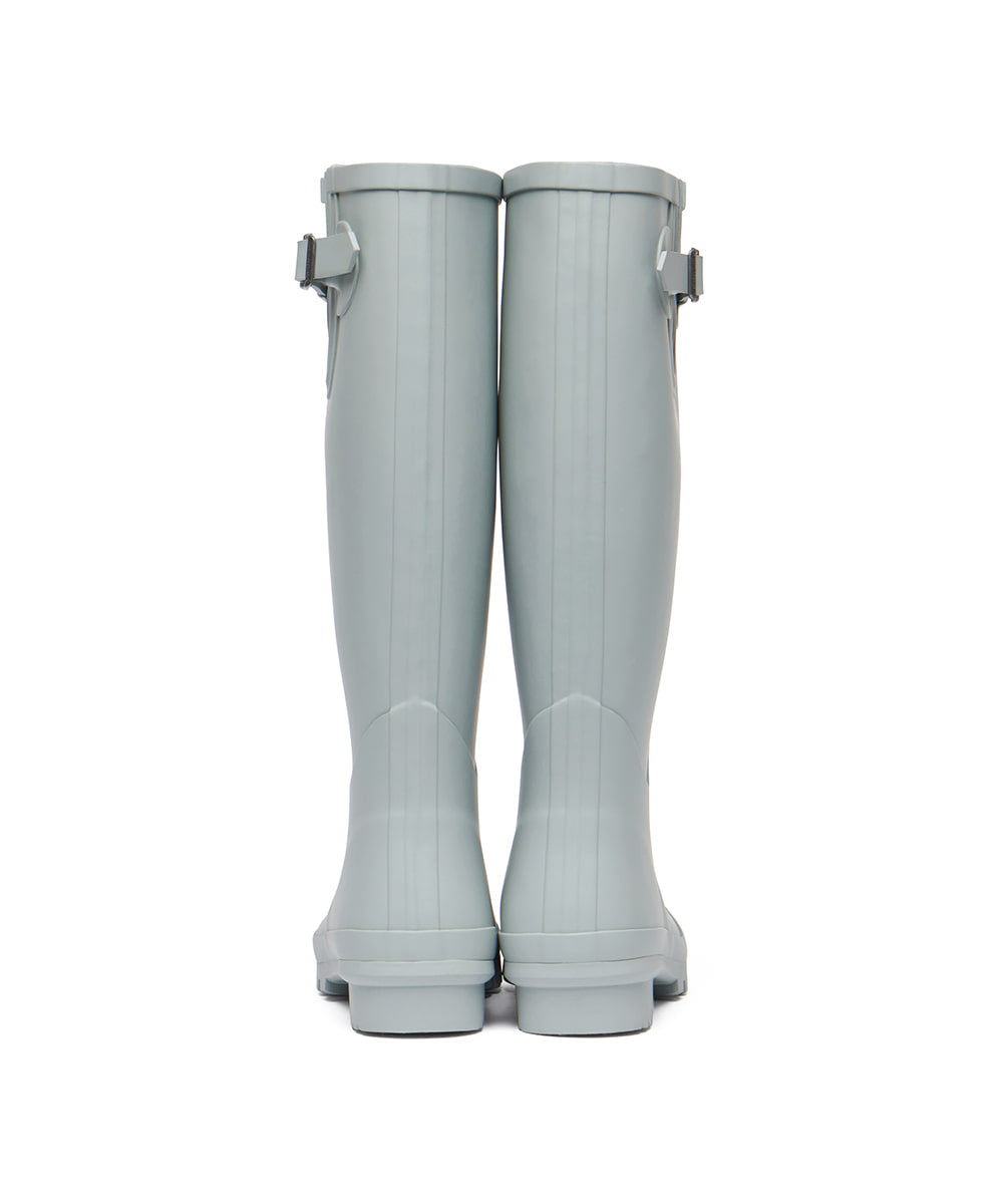 Rockfish Weatherwear ORIGINAL RAIN BOOTS LONG Mint Grey back view