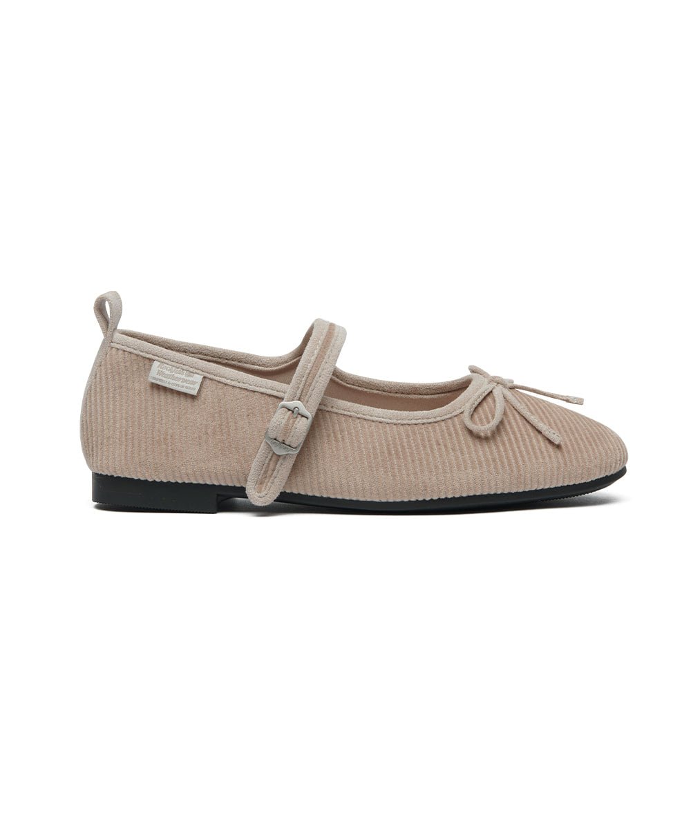 Rockfish Weatherwear Bella Maryjanes Corduroy Taupe view 4
