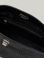 FOLNUA Dua Flap Bag Black Lapia detail view 4