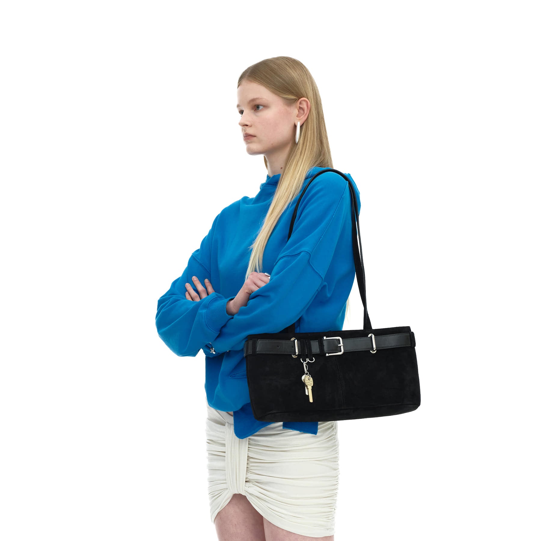 OSOI Shoulder Brocle - Suede Black Combi