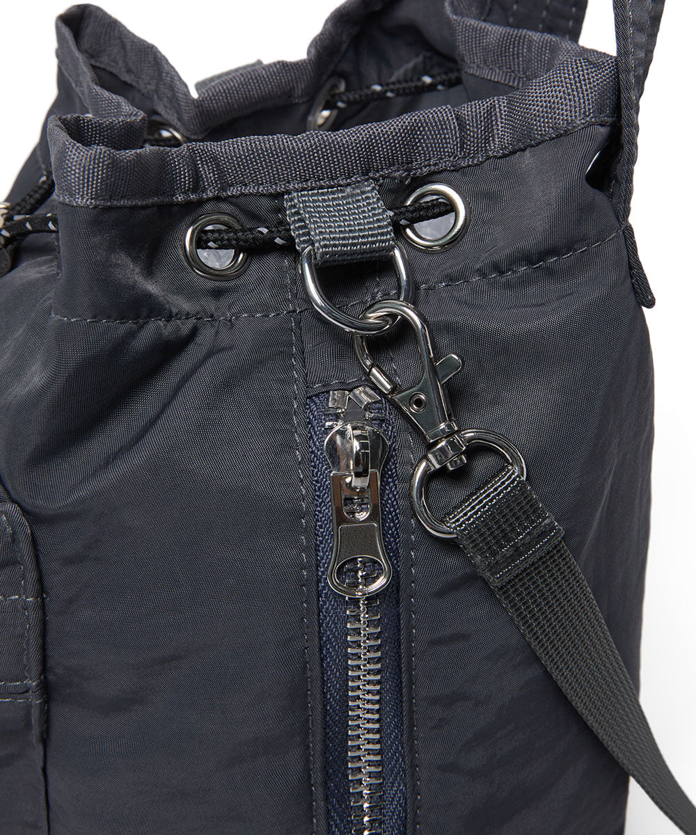 Rockfish Weatherwear Nylon Drawstring Mini Bag Charcoal view 11