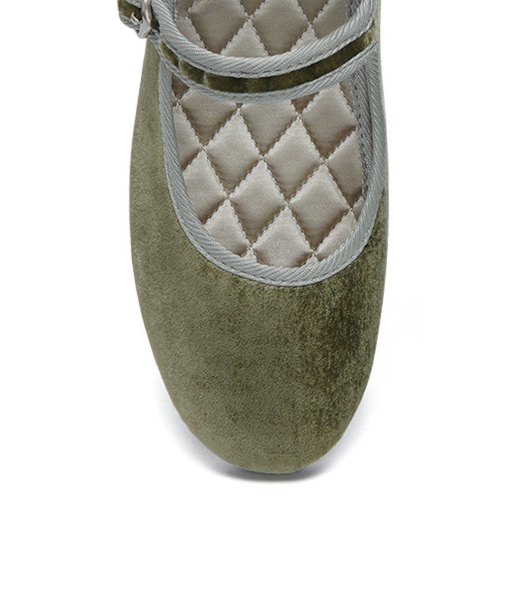 Rockfish Weatherwear Bella Quilted Maryjanes Khaki view 5
