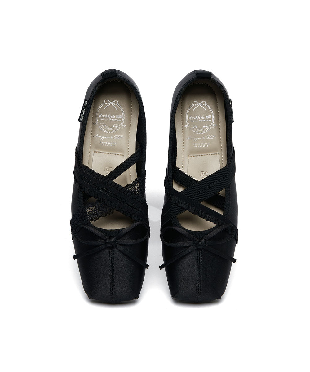 Rockfish Weatherwear Banding Ballet Flats - Black view 3