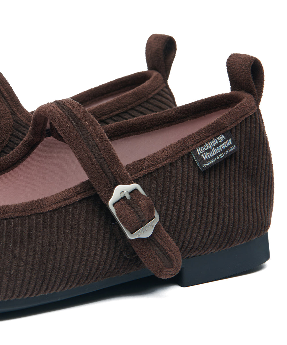 Rockfish Weatherwear Bella Maryjanes Corduroy Brown view 9