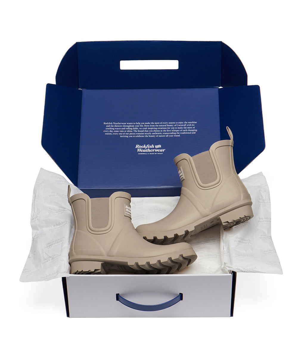 Rockfish Weatherwear Original Chelsea Rain Boots Cocoa view 7