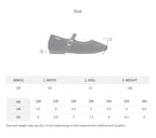 Rockfish Weatherwear Bella Quilted Maryjanes Size chart