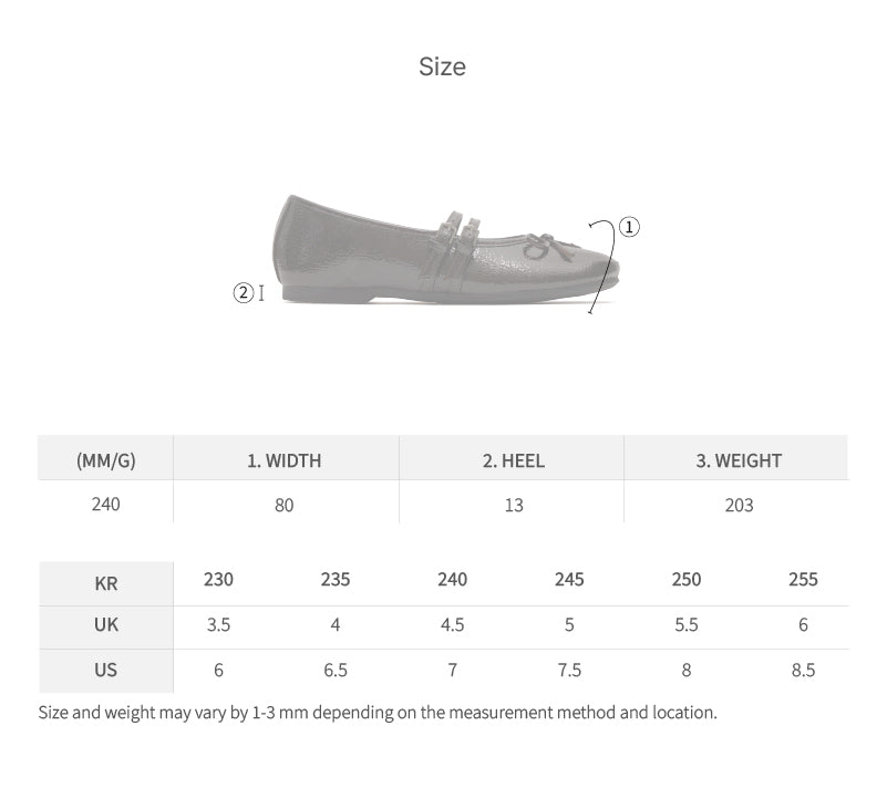 Rockfish Weatherwear Square Toe Two Strap Maryjanes size chart
