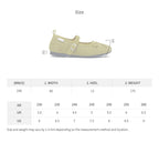 Rockfish Weatherwear Bella Maryjanes Corduroy Olive size chart