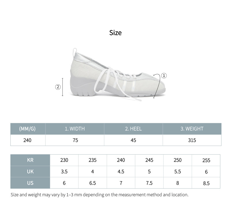 Rockfish Weatherwear Bliss Heel Laceup Sneakers size chart