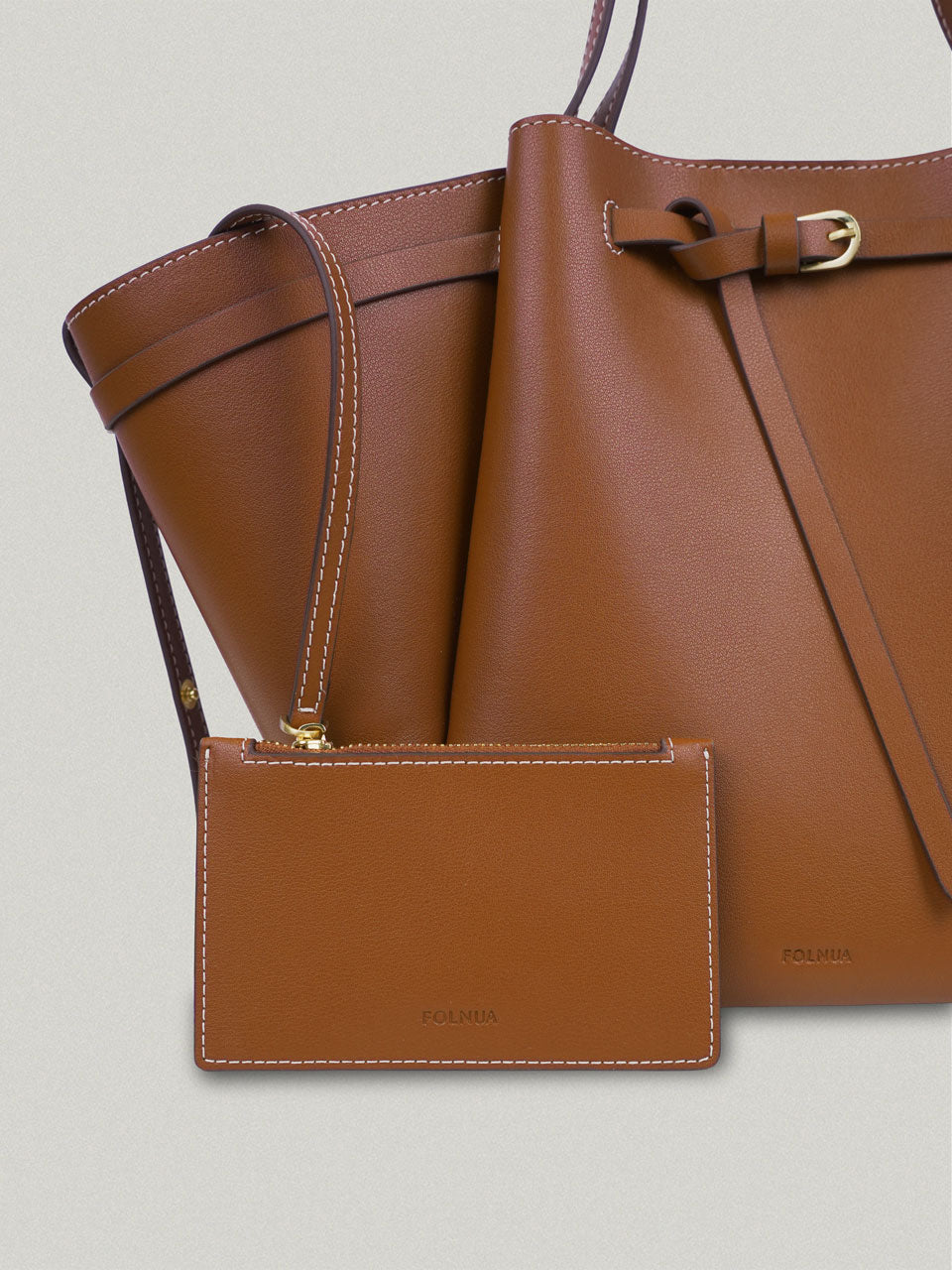 FOLNUA Anthos Bag Brown - Stitch