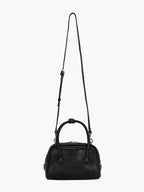 MARGESHERWOOD Soft Tote Mini Bag in Black Pull-up leather