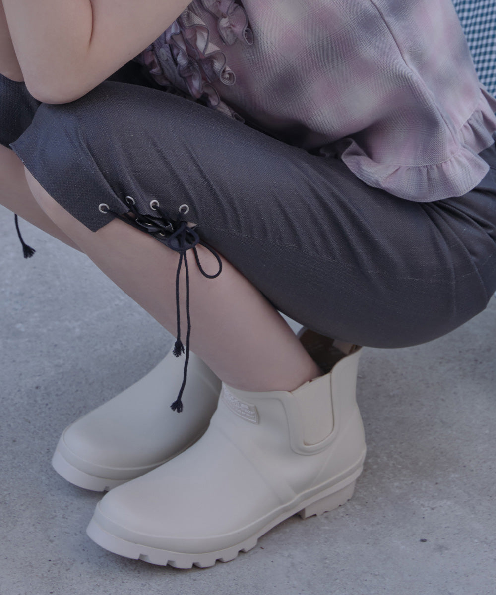 Rockfish Weatherwear Original Chelsea Rain Boots Ivory view 1