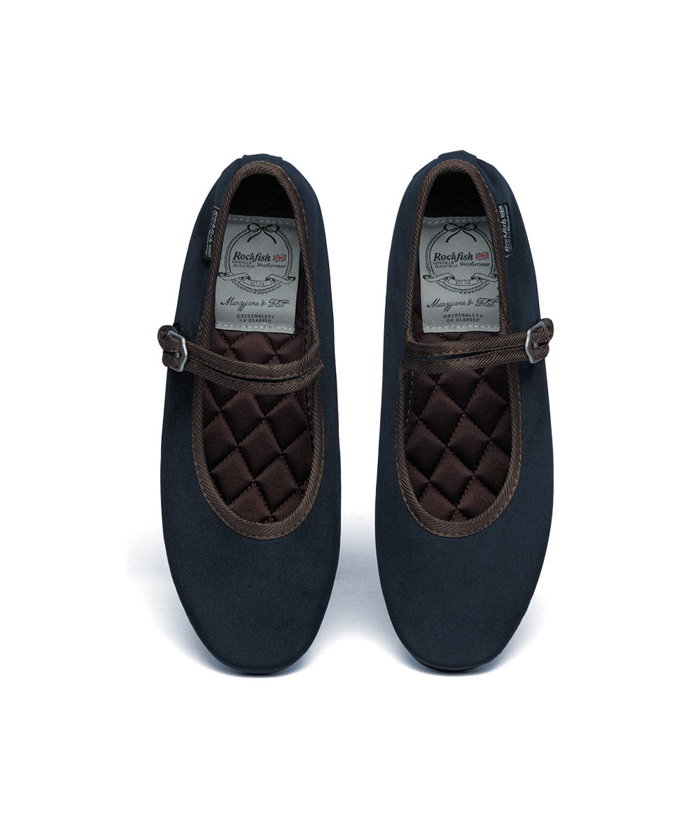 Rockfish Weatherwear Bella Quilted Maryjanes Navy view 7