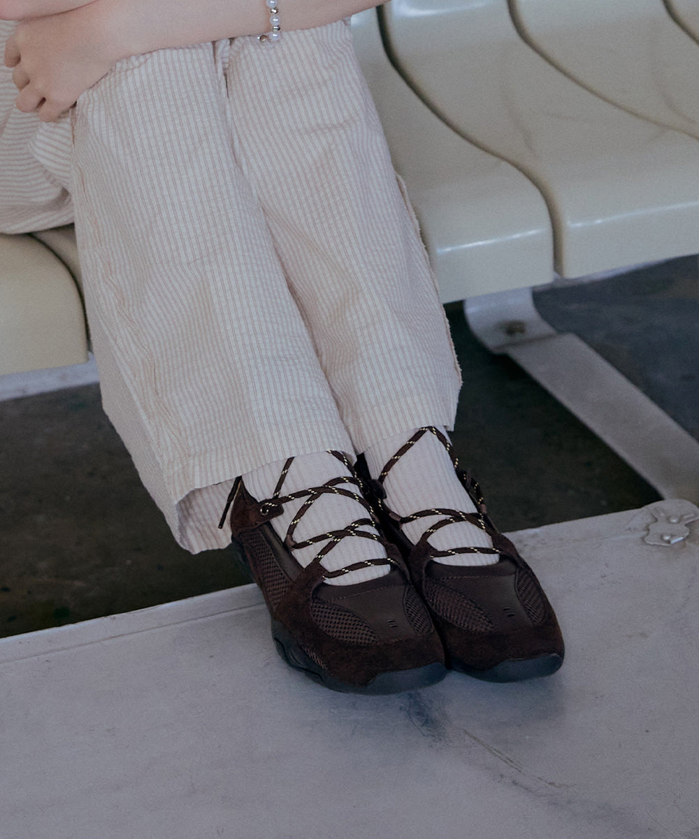 Rockfish Weatherwear NICOLE WEAVING LACEUP SNEAKERS V2 Choco 2