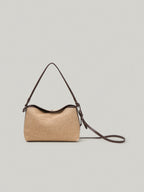 FOLNUA Dua Flap Bag Beige Lapia front view
