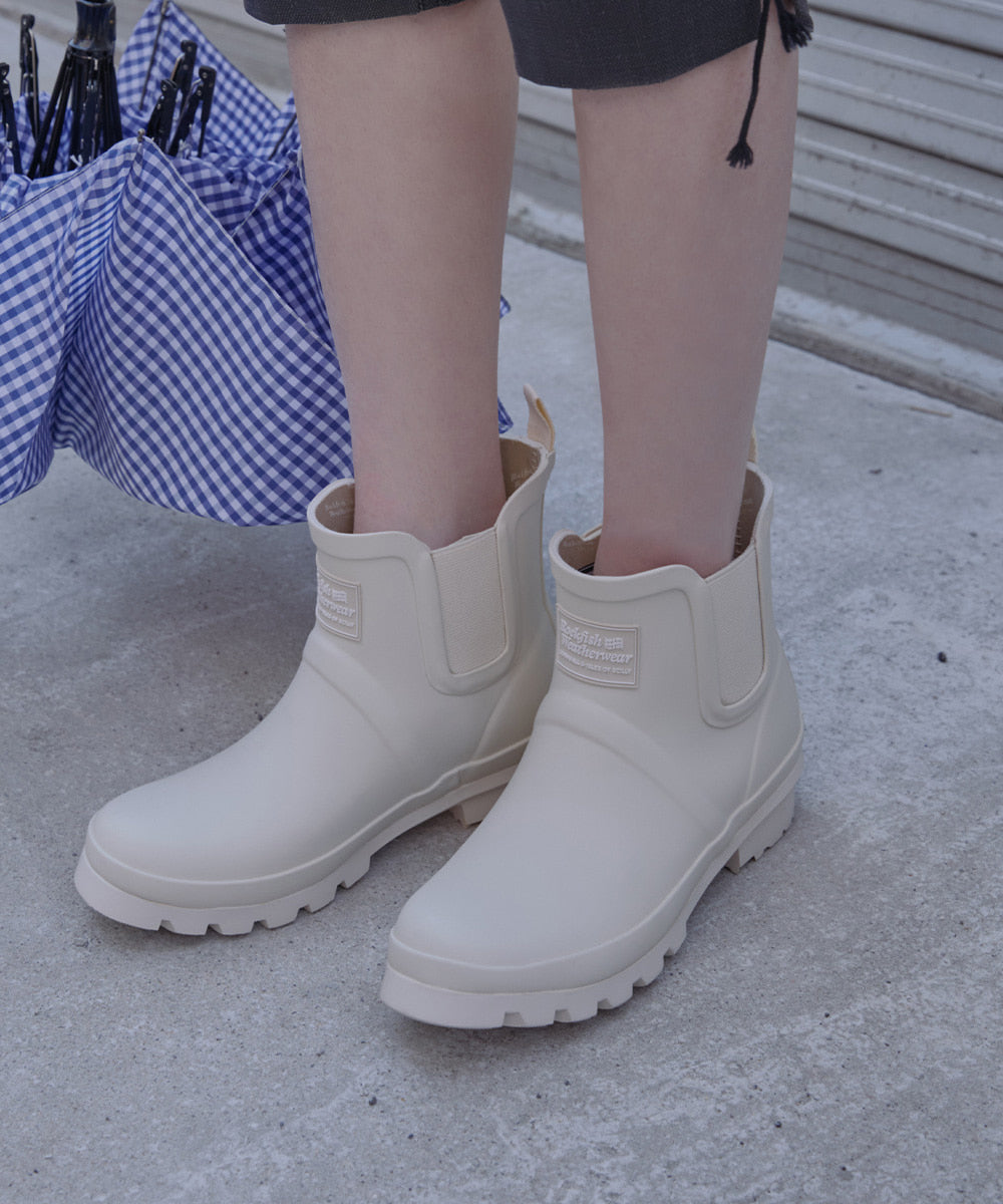 Rockfish Weatherwear Original Chelsea Rain Boots Ivory view 2