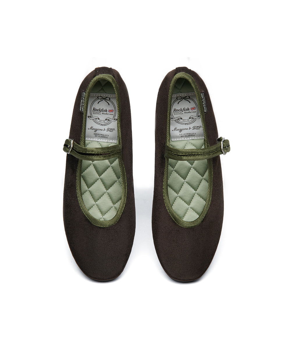Rockfish Weatherwear Bella Quilted Maryjanes Dark Brown view 9