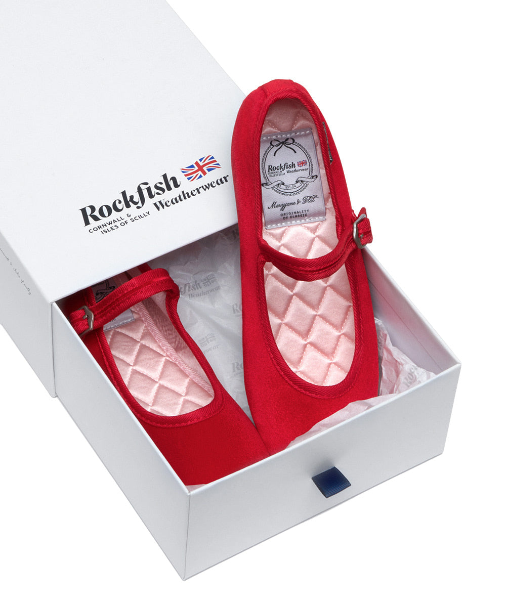 Rockfish Weatherwear Bella Quilted Maryjanes Red view 10
