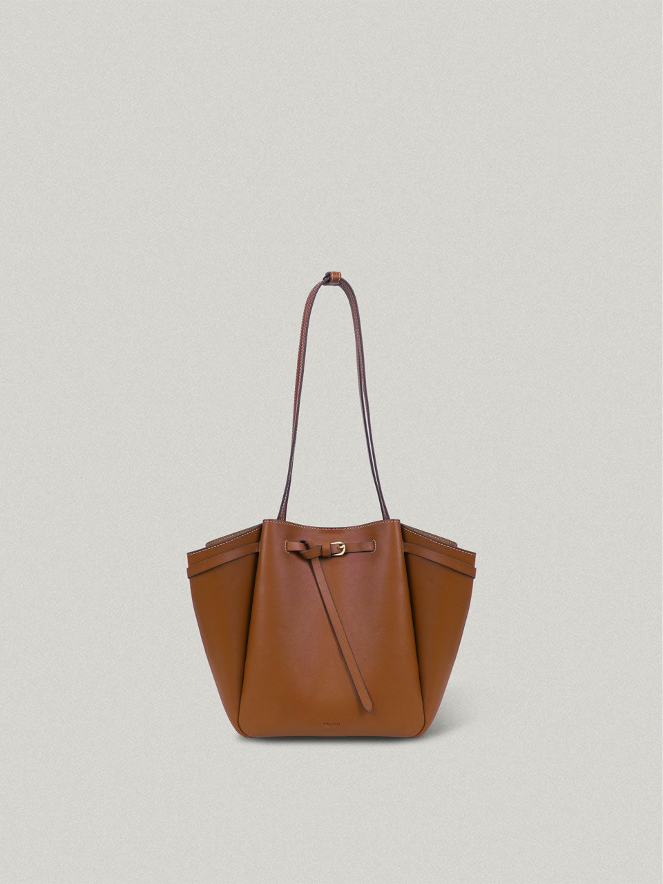 FOLNUA Mini Anthos Bag Brown - Stitch - back
