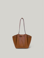FOLNUA Mini Anthos Bag Brown - Stitch - back