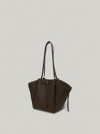 FOLNUA Mini Anthos Bag Cocoa - Stitch - back