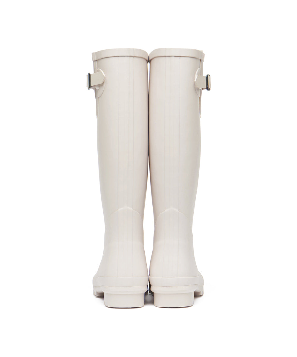 Rockfish Weatherwear ORIGINAL RAIN BOOTS LONG Ivory back view