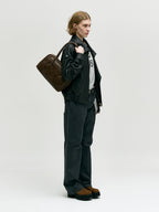 MARGESHERWOOD Soft Boston Bag - Washed Brown Leather