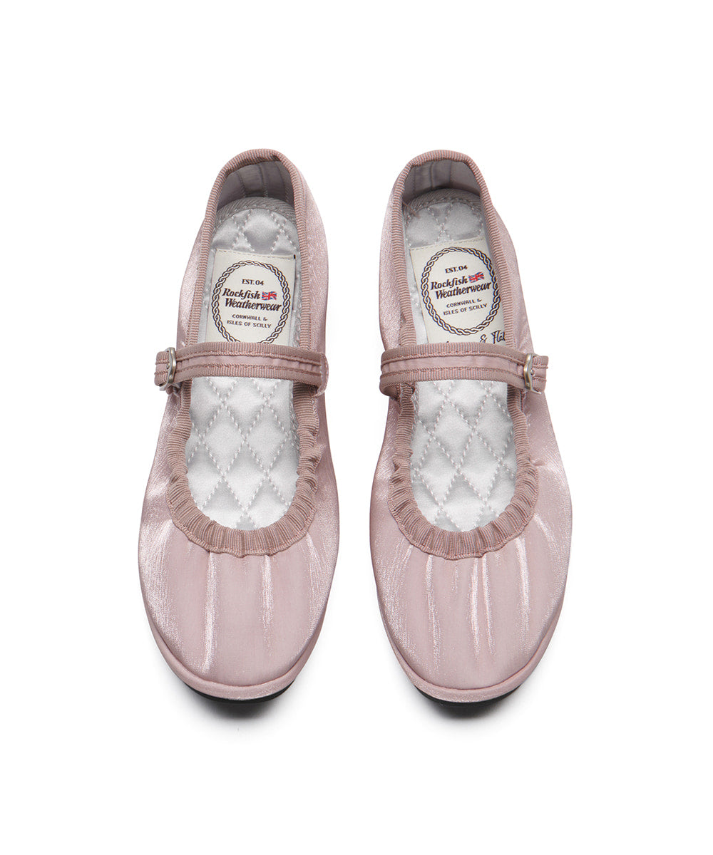 Rockfish Weatherwear Wisley Scrunch Maryjanes Pink top view