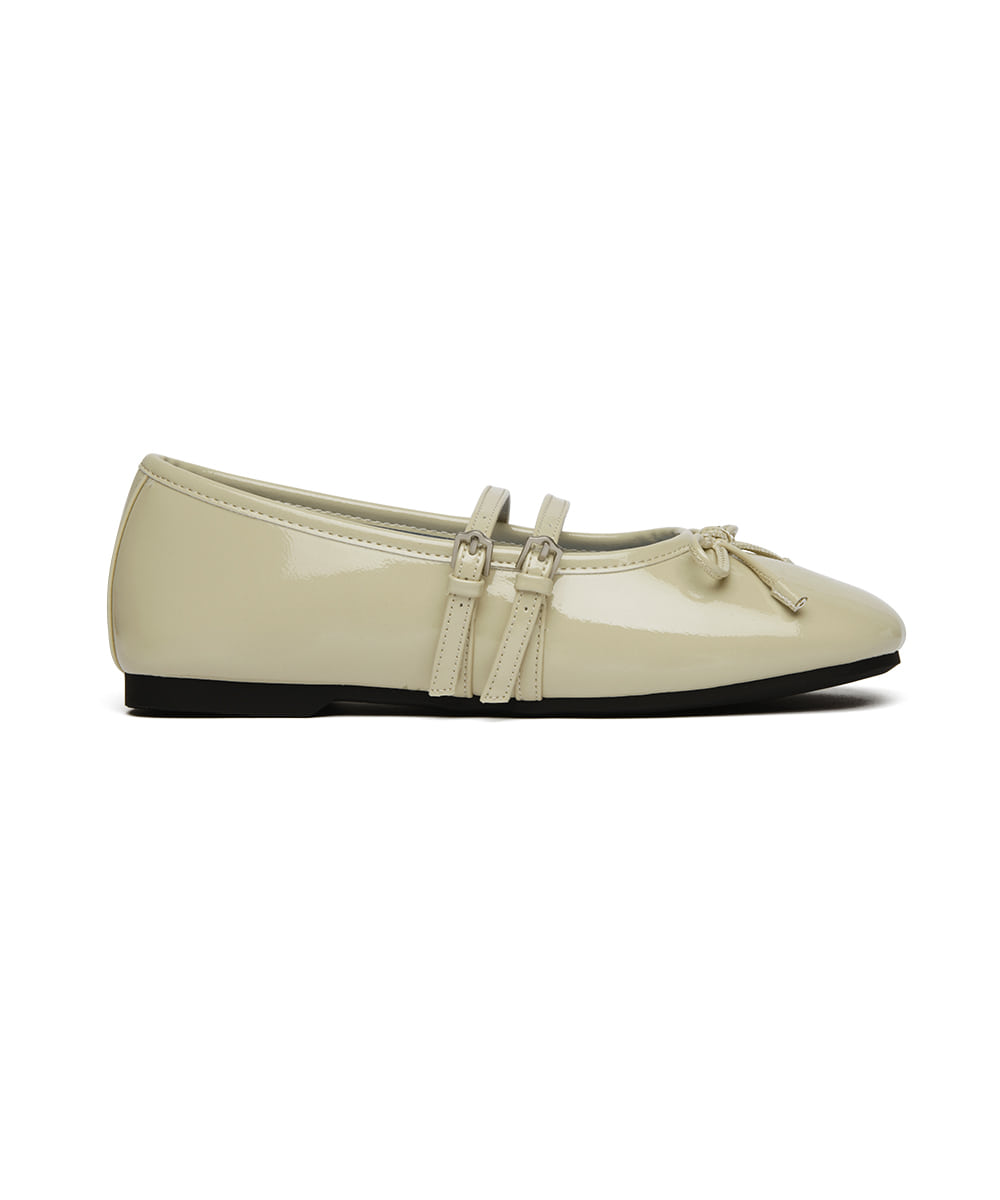 Rockfish Weatherwear Square Toe Two Strap Maryjanes Butter side profile