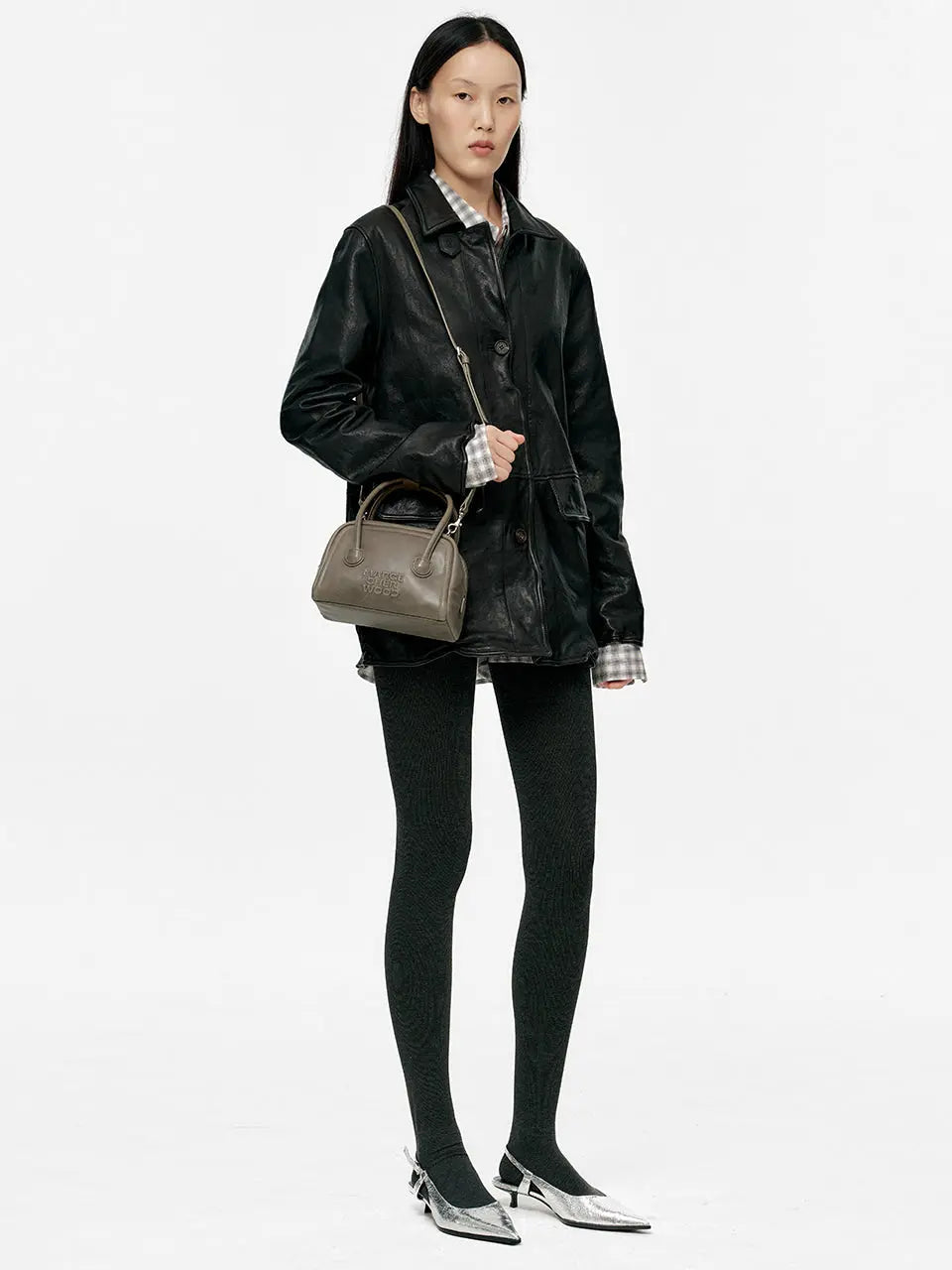 MARGESHERWOOD Soft Tote Mini Bag in Etoffe Pull-up leather