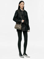 MARGESHERWOOD Soft Tote Mini Bag in Etoffe Pull-up leather