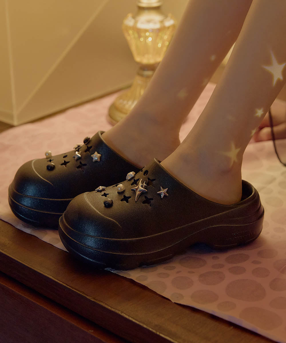 Rockfish Weatherwear x clor Hayden Clog Black Glitter view 7